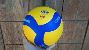 BOLA VOLI MIKASA MODE KIPAS TERMURAH FREE DOP JARING BOLA DAN POMPA MINI