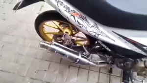 Knalpot Racing PDK Bulat untuk Motor Satria Vixion, R15, GSX, CB150 & Lainnya