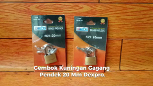 Gembok Kuning 20 mm GP Press Dexpro Perlusin