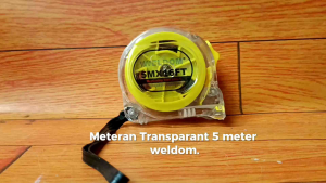 Meteran Transparant 5 mtr Berbagai Ukuran dan Merk