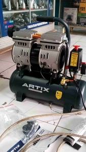 ARTIX Kompresor Angin 3/4 PK DA0709 Direct OLI Compressor Angin 8BAR 9LITER 3/4HP Pakai Oli DA-0709