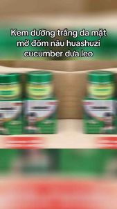 [HCM]Kem dưỡng da làm mờ nám tàn nhang Huashuli dưa leo - Kem Huashuzi (hũ thuỷ tinh) - HX1998