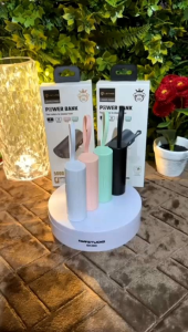 Power bank Lenyes PX023 2Conector Real 5000Mah Whith Stand of power Bank