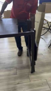 The Perfect Pop-Up Foldable Table indoor or Balcony. / Easy to bring along table at 70 x 70 cm