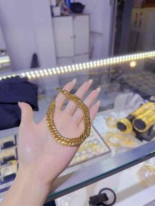 Lắc xích nam nữ bện bản 1 lượng nặng tay Kami trang sức sỉ