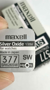 Baterai MAXELL 377 SR626SW ORIGINAL Batre Jam Tangan Battery