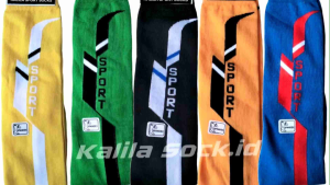 Kaos Kaki Bola Panjang Tebal Motif Euro 6 Pasang & 1 Lusin