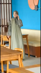 Gamis Masida Dress Wanita Cringkel