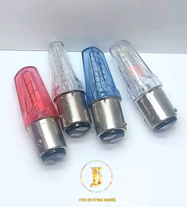 Lampu Stop Rem Belakang Motor LED Running Strobo RGB 32 Mata 12 Volt Sangat Terang Putih Biru Merah