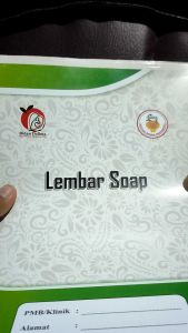 Lembar SOAP Pasien Format Folio Isi 50 Lembar - Buku Catatan Medis Harian Dokter Klinik Puskesmas