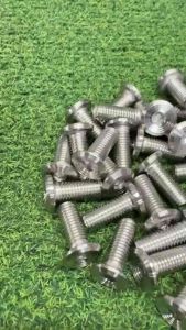 DISC BOLTS HANDMADE SUPER FLAT STRAIGHT THREAD PER PC