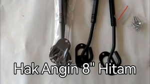 Hak Angin 8" Hitam / Kait Jendela 20 cm / Hak Jendela / Cantolan Jendela Black
