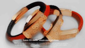 กำไลสายหนังถักลูกคิด แผ่น ไซส์ 19 ซม 1460 มกราคม ถูกที่สุด