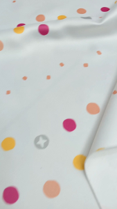 BAHAN/KAIN DUCCHES MOTIF/KAIN BRIDAL MOTIF POLKADOT