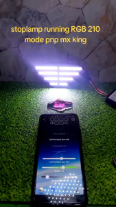STOPLAMP RUNNING RGB 210 MODE PNP MX KING 150