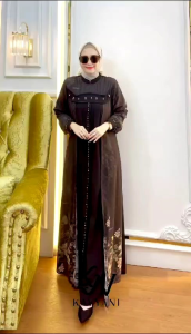 (9) KAYANI AIRA  Baju Dress Gamis Mulimah Aira Dress By Kayyani. Nazra Sha