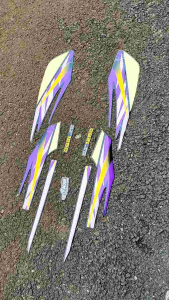 Striping Honda GL Pro Tahun 1994-1997: Lis Body Sticker & Detail