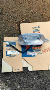 Stoplamp Tornado putih lampu stop Belakang fullset bening Rinting Sein Belakang Suzuki Tornado Shogun Kebo Satria Hiu RU Detail Origina stop tornado satria 2 tak