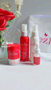 KEZIA NEW WHITENING SERIES( Paket 6IN+Sunscreen ) FREE GIFT