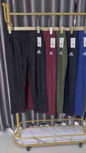 กางเกงวอมขายาวผ้าเกาหลีมีกระเป๋า2ข้างผ้ายืดมีเชือกรูดใส่ได้ทั้งชายหญิงใส่อยู่บ้านใส่เที่ยว#เเต่เลือกสีได้นะคะ