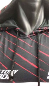 BAJU JERSEY DEWASA PRIA MOTOCROS TRAIL SEPEDA GOWES MTB BERTUDUNG ATAU TOPI PANJANG BAHAN DRY-FIT BERPORI FULL PRINTING HALUS BUATAN LOKAL