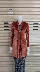 Atasan Kebaya Tunik Kartini Beludru || Kebaya Pesta Kondangan || Kebaya Wanita Modern