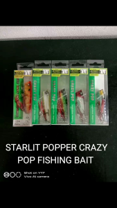 STARLIT POPPER CRAZY POP FISHING BAIT