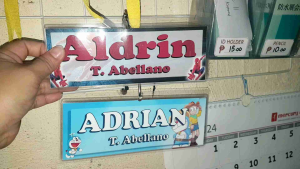 NAME TAG LAMINATED (you can request for your design just message us)