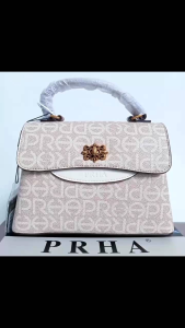 Tas PRAHA Wanita Elegan Vintage Ukir Bali 3 Ruang Muat Banyak Brand Import kd 46
