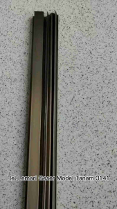 Rel Lemari Geser Ukuran 50cm dan 75cm Model Tanam 3141 Roda Sliding Lemari Pintu Type Rel U dan Rel M