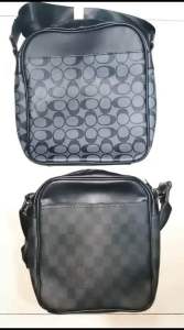 TAS SELEMPANG TALI PANJANG PRIA PREMIUM 30222 / 20105 BAHAN SINTETIS TEBAL LEMBUT