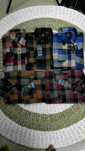 Z54 Kemeja Flanel Lengan Panjang Premium Distro Pria N Wanita