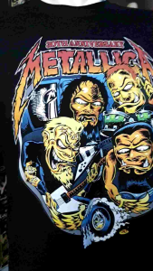 Kaos Band METALLICA Premium T-Shirt Band Bahan Cotton Combad 24s Kaos Music Metal