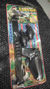 Elite Commando Plastic Toy Gun Set for Kids - Outdoor Adventure Playtime"
