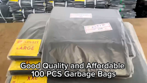 High Quality Trash Bag 100pcs | Garbage Bag Makapal | Thick bag