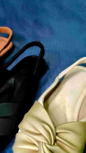 Flatshoes Wanita Tali empuk kekinian sepatu kerja pesta zh04