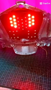 stoplamp running Honda Revo Fit Fi injeksi model I ❤️ U Ful merah 8 mode automatis sudah PNP tinggal pasang