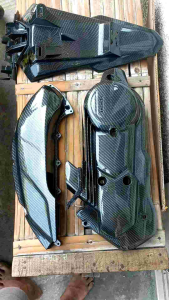 spakbor belakang cover cvt dan tutup filter aerox new