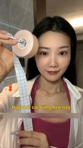 Băng Dán Định Hình Nâng Cơ Mặt - Miếng Dán Chống Nhăn Rãnh Cười Nếp Nhăn Trán & Đuôi Mắt Dạng Cuộn Co Giãn