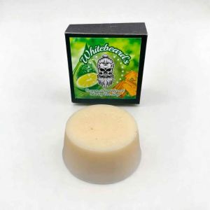 Whitebeards Bergamot Sandalwood Premium Shaving Cream Bar