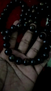Gelang Kayu Gaharu Super Asli Kalimantan 12mm