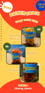 Cemilan Enak Kripik Singkong Renyah Murah