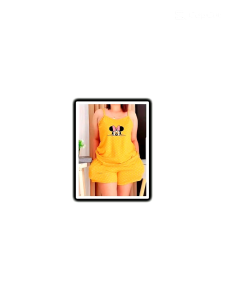 WOMENSWEAR COORDS STRAPPY SANDO POLKA DOTTED TERNO SHORT PLUS SIZE CAN FIT M-3XL MADE BY HIGH END SPANDEX COTTON FABRIC W/ 2 SIDE POCKETS