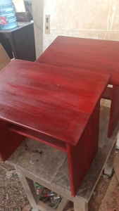 cat politur kayu 1kg cat kayu glosy warna coklat