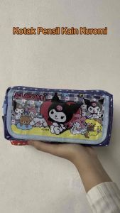 Kotak Pensil Kain Sleting Kuromi 1075