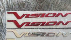 Tem chữ nổi Vision đời đầu tem nổi sắc nét (giá 1 cặp)