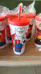 แก้วเก็บรักษาอุณหภูมิเนสกาแฟ ลายทีมฟุตบอล คละลาย