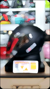 HELM VRC NORISK HALF FACE SNI PAKET GANTENG KEKINIAN VARIAN WARNA VISOR SILVER CROME