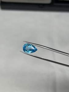 400tozX-ĐÁ TOPAZ XANH THIÊN NHIÊN ( thông số trong ảnh chụp) 4.0 Carat