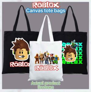 🇲🇾YYMAJU🇲🇾ROBLOX canvas tote bag student tuition tote bag gift set murah